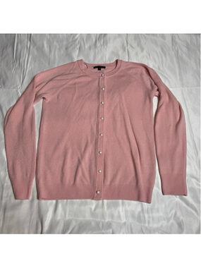 Women's TINT & SHADOW Pink Cardigan Sweater Size M